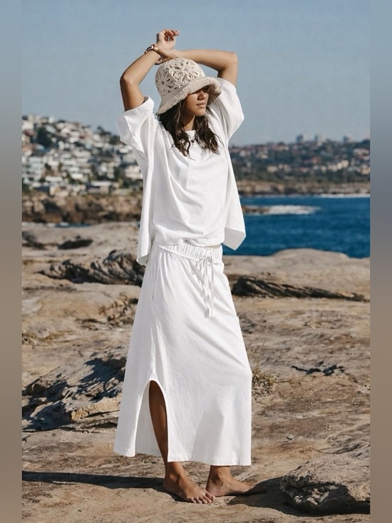Free People Dresses & Skirts - New Free People Wes Skirt Set white size S